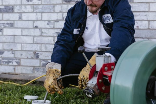 A Plumber In Texas From Dusty Underwood Plumbing Working On Summer Plumbing Problerms.