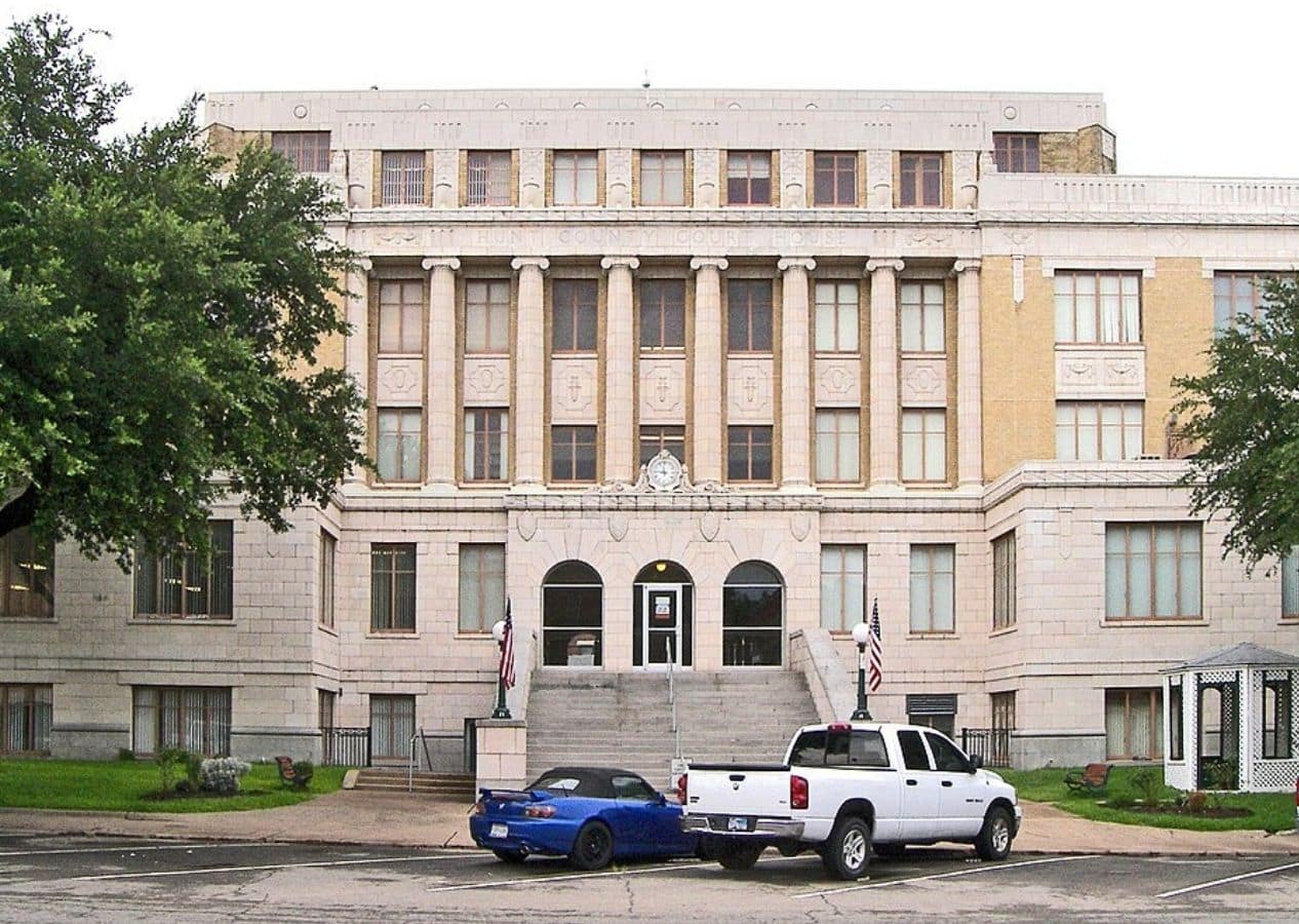 The Hunt County, Texas courthouse in Greenville, Texas, United States
